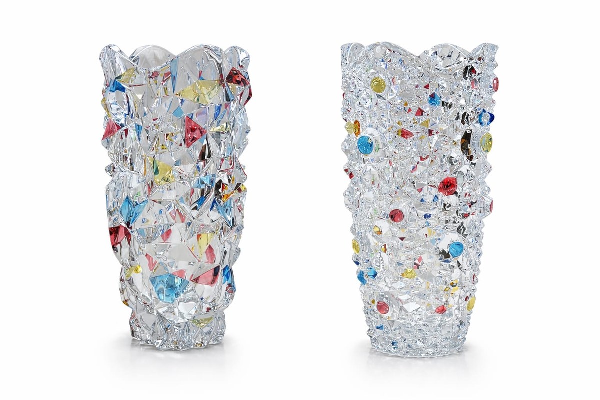 Crystal and Cliff hand-painted hybrid colour